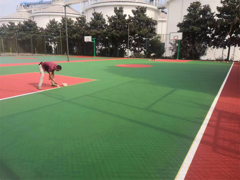 公司籃球場(chǎng)案例